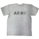 USED ARMY PT T-Shirt Grey w/Reflective Army
