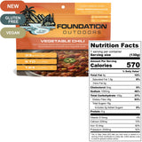 FOUNDATION Outdoors Freeze Dried Dinners