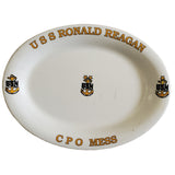 Vintage USN USS Ronald Reagan Mess Platter (8021)