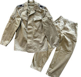 Vintage East German Strichtarn Camo Uniform w/Shoulder Boards Set