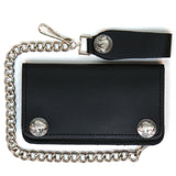 Hot Leathers Bifold 6"/8" Wallet w/Chain