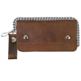 Hot Leathers Bifold 6"/8" Wallet w/Chain