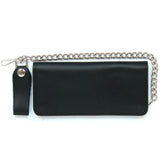 Hot Leathers Bifold 6"/8" Wallet w/Chain