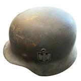 Rare Vintage WWII German M42 Single Decal Heer Helmet