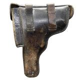Antique German Leather Luger P08 Holster WWII Era