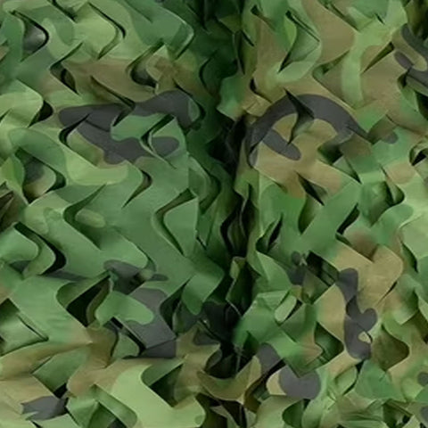 Camo Leaf Net System with Netting by the Yard