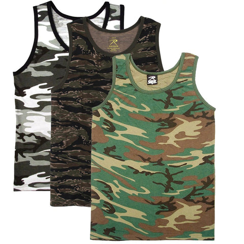 T-Shirt - Tank Top Camo Colors