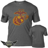 T-Shirt - USMC 'EGA Distressed' 7.62 Design Battlespace Men's T-Shirt