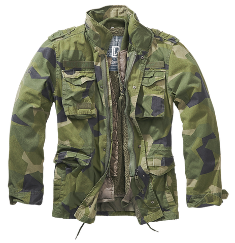 Brandit M-65 Premium Field Jacket -Swedish Camo (3101)