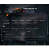 Fenix TK21R Rechargeable Tac Flashlight