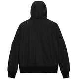 Alpha Industries MA-1 Hooded Rib Bomber Jacket - Black