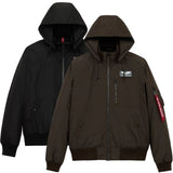 Alpha Industries MA-1 Hooded Rib Bomber Jacket