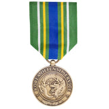 Full Size Medal - Korean Defense Service Anodized (24K-Gold Plated) & Non-Anodized