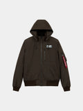 Alpha Industries MA-1 Hooded Rib Bomber Jacket