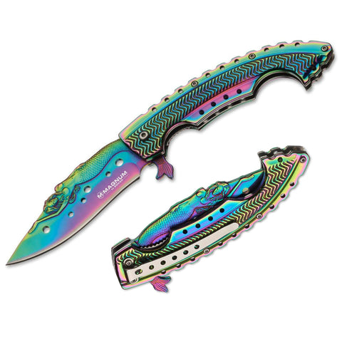 Knife - Böker Plus Magnum Rainbow Mermaid (01LG318)