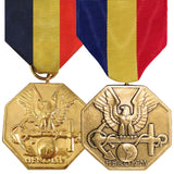 Full Size Medal - USN/USMC - Non-Anodized & 24k Gold Plated