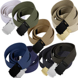 Belt- 54" Fully Adjustable Web w/Black/Gold/Chrome Buckle