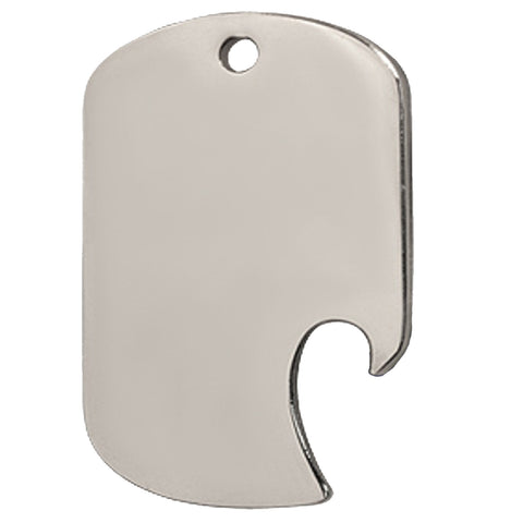 Dog Tag Bottle Openers - Side Slot
