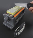 Knife Sharpener - 6” Diamond Tri-Hone Knife Sharpener