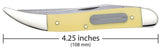 Knife - Case Yellow Synthetic Fishing Knife (00120)