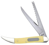 Knife - Case Yellow Synthetic Fishing Knife (00120)