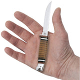 Knife - Case Leather Mini FINN Hunter w/Leather Sheath (00379)
