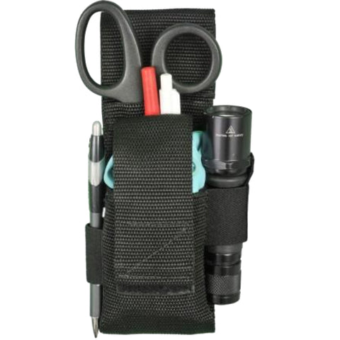 Duty Gear - Large Paramedic/Tool & Tactical Light Pouch - Black 012LTL