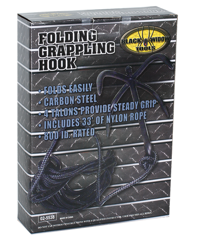 Major HQ Folding Grappling Hook (MAJOR-SG-55380) - Hahn's World of Surplus & Survival - 1