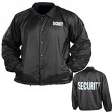 Lined Coaches Security Jacket - Black