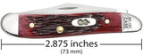 Knife - Case Peach Seed Jig Old Red Bone Peanut (03693)