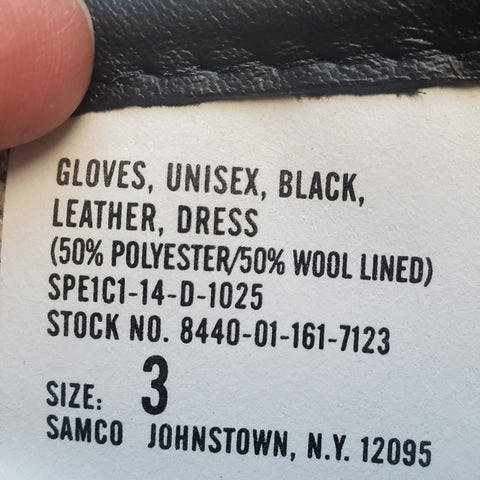 NWT Military Leather Dress Poly/Wool Lined Gloves Hahn's World of Surplus & Survival NWT Military Leather Dress Poly/Wool Lined Gloves Hahn's World of Surplus & Survival