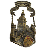 SALE Vintage 1977 German Gerbrunn Hiking Medal Pin