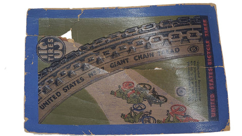 Rare U.S. Boy Scouts No. 77 Chain Tread Tire Advertising Card