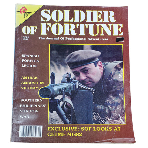 Vintage Soldier of Fortune Mag 1982- Exclusive: SOF Looks at CETME MG82...