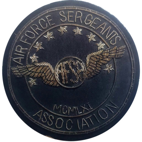 Air Force Sergeanis Association Bullion Patch Made Into a Pin