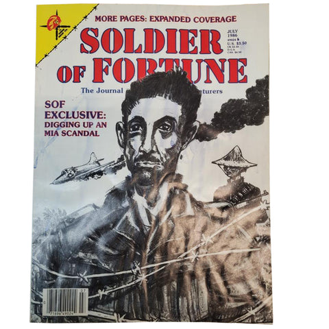 Vintage Soldier of Fortune Mag 1986 - SOF Exclusive: Digging Up an MIA Scandal...