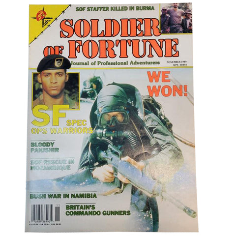 Vintage Soldier of Fortune Mag 1989 - We Won!...