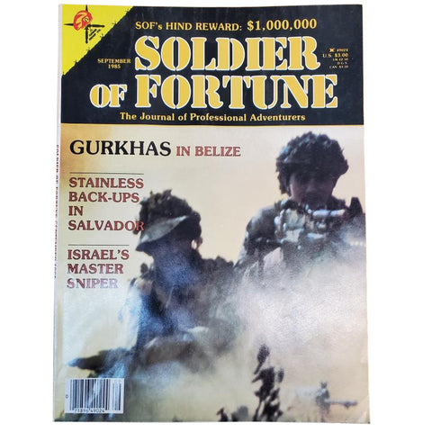 Vintage Soldier of Fortune Mag 1985 - Gurkhas in Belize...