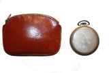 Vintage Westclox Scotty Pocket Watch & Leather Case