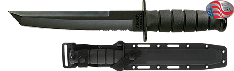 KA-BAR 1245 Tanto Serrated Knife