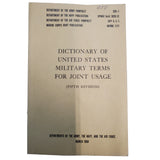 1958 Dictionary of United States Military Terms for Joint Usage