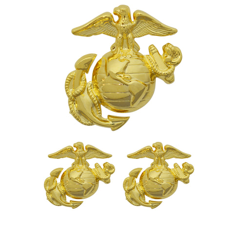 USMC Enlisted Anodized Gold Metal Dress EGA