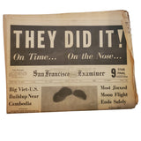 Rare San Francisco Examiner 4/17/1970 "They Did It! On Time... On the Nose"
