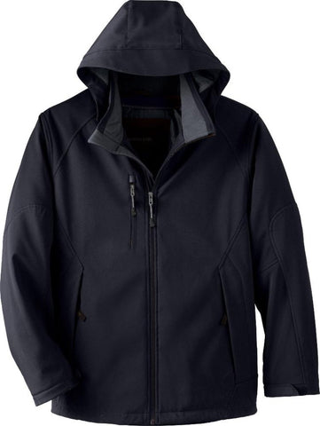 Renegade Jacket - Polyester Bonded to Polar Fleece Full Zip - Black