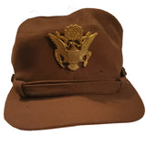 WWII WAAC Debway Hats, Inc. Winter Military Hat w/Cap Device - 1943