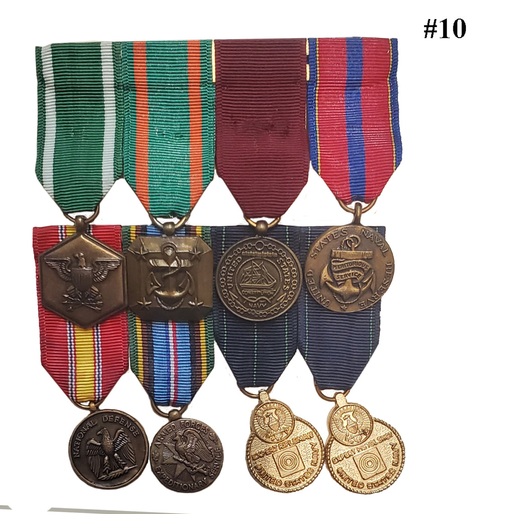 US Military Ribbon Racks & Medals (Used in Displays) - Previously Owne ...
