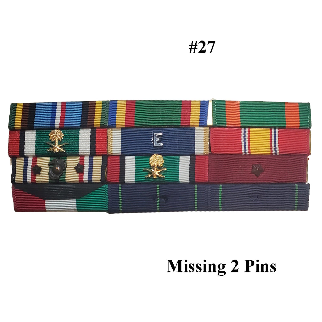 US Military Ribbon Racks & Medals (Used in Displays) - Previously Owne ...
