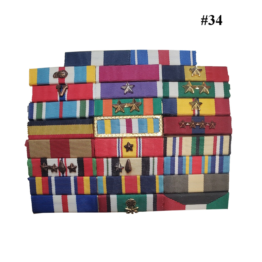 US Military Ribbon Racks & Medals (Used in Displays) - Previously Owne ...