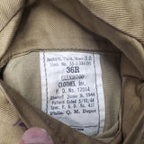 WWII Men's US Military Wool Field Jacket (Ike)- OD 36R