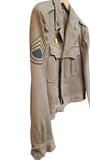 WWII Men's US Military Wool Field Jacket (Ike)- OD 38L